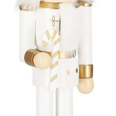 Luskáčik - Kráľ s paličkou 30,5 cm zlatý, vianočné dekorácie