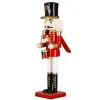 Luskáčik - Vojak s bubienkom 38cm červený, vianočné dekorácie