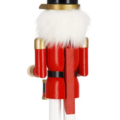 Luskáčik - Vojak s bubienkom 38cm červený, vianočné dekorácie