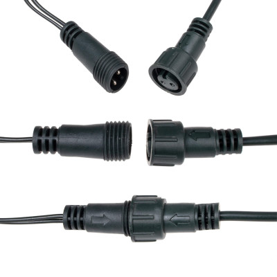 LED svetelná reťaz - 12,5m, 200LED, 8 funkcií, pamäť, IP44, studená biela