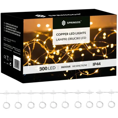 LED Nano svetelný záves - 3x3m, 300LED, 8 funkcií, ovládač, USB, IP44, multicolor