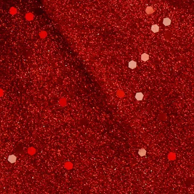 Vianočná mašľa s flitrami 30x27,5cm červená, vianočné dekorácie