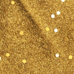 Vianočná mašľa s flitrami 19,5x21cm zlatá, vianočné dekorácie