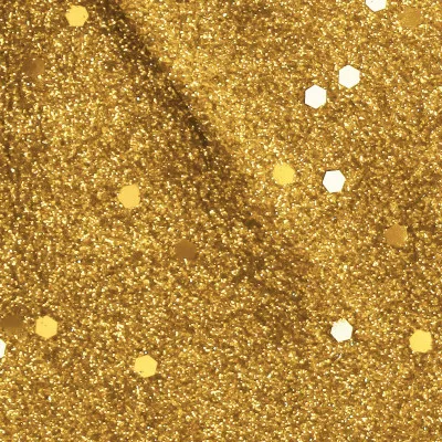 Vianočná mašľa s flitrami 19,5x21cm zlatá, vianočné dekorácie