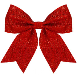 Vianočná mašľa 23x21cm červená, vianočné dekorácie