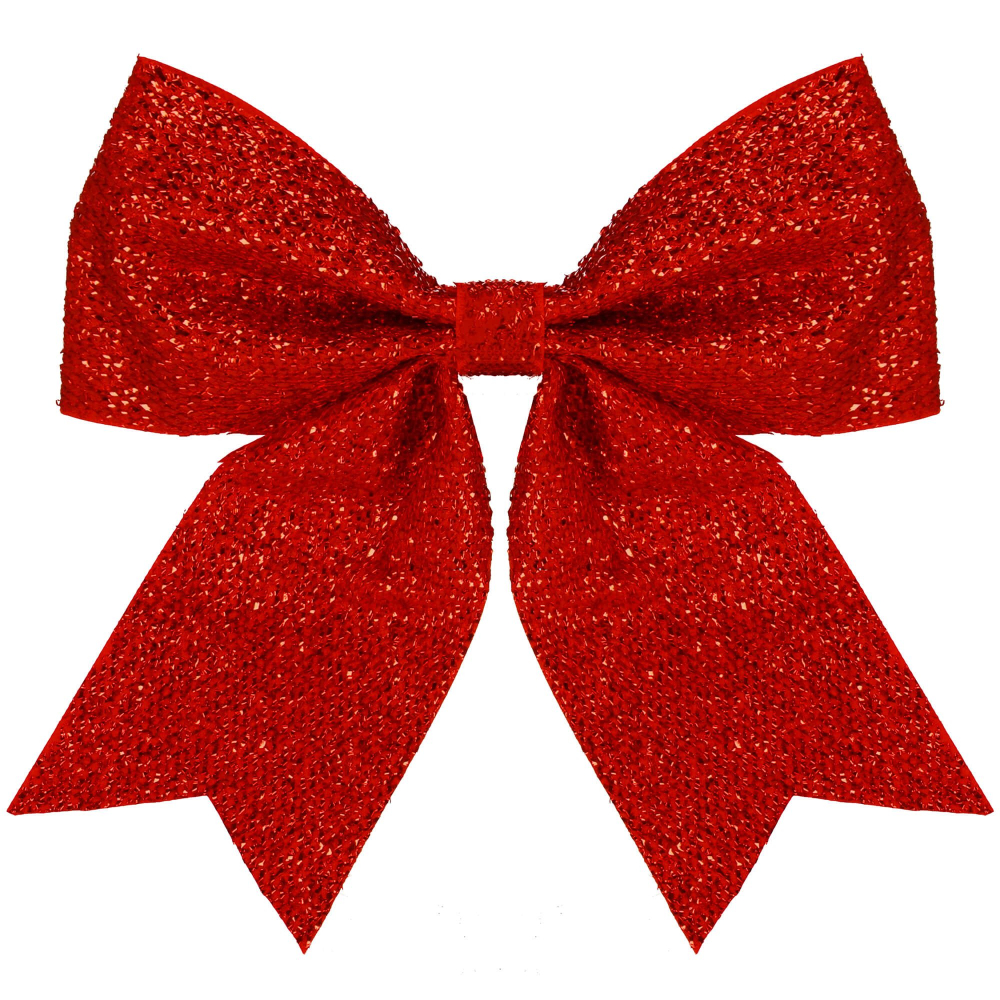 Vianočná mašľa 23x21cm červená, vianočné dekorácie