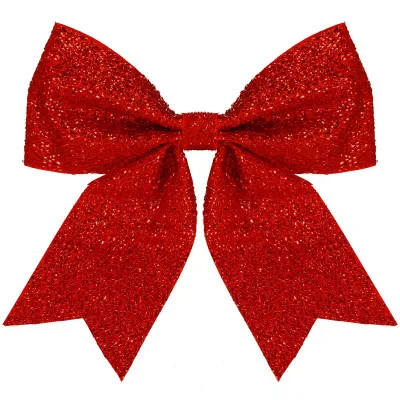 Vianočná mašľa 23x21cm červená, vianočné dekorácie