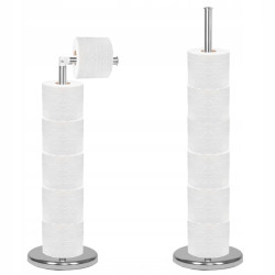 Držiak so zásobníkom na toaletný papier SPRINGOS TS0001 chróm