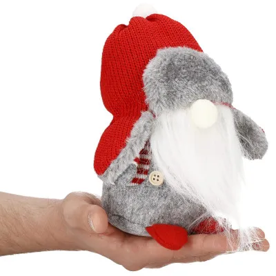 Škriatok GNOM s čiapkou 20cm, vianočné dekorácie