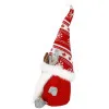 Škriatok GNOM so šedými parohmi 50cm, vianočné dekorácie