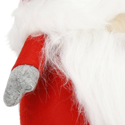 Škriatok GNOM so šedými parohmi 50cm, vianočné dekorácie