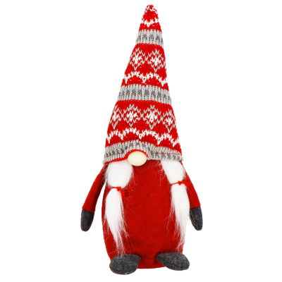 Škriatok GNOM s copami 33cm, vianočné dekorácie