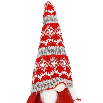 Škriatok GNOM s copami 33cm, vianočné dekorácie