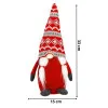 Škriatok GNOM s copami 33cm, vianočné dekorácie