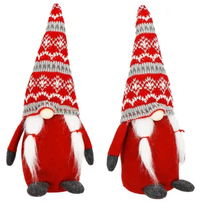 Škriatok GNOM s copami 33cm, vianočné dekorácie