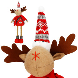 Vianočný sob hnedý - výška 49-65cm, vianočné dekorácie