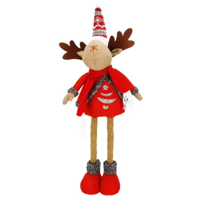 Vianočný sob hnedý - výška 49-65cm, vianočné dekorácie