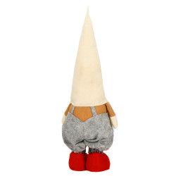 Škriatok GNOM s béžovou čiapkou - výška 53-70cm, vianočné dekorácie