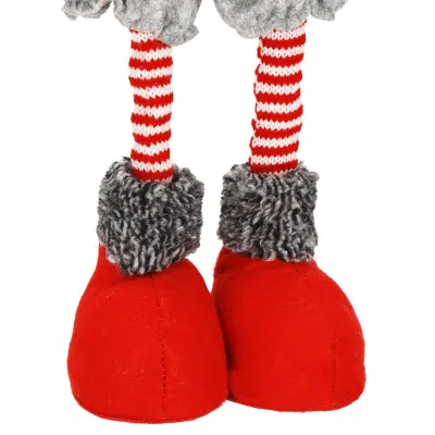 Škriatok GNOM s béžovou čiapkou - výška 53-70cm, vianočné dekorácie