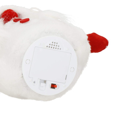 Škriatok GNOM s červenou čiapkou svietiacou 36cm, vianočné dekorácie