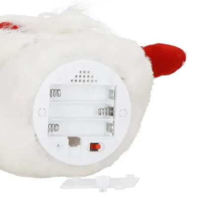 Škriatok GNOM s červenou čiapkou svietiacou 36cm, vianočné dekorácie