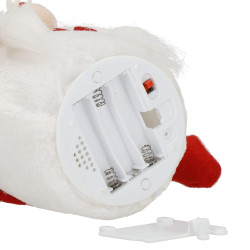 Škriatok GNOM s červenou čiapkou svietiacou 33cm, vianočné dekorácie