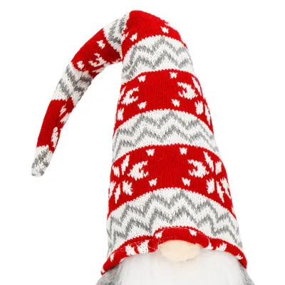 Škriatok GNOM s pletenou čiapkou 50cm, vianočné dekorácie