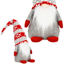 Škriatok GNOM s pletenou čiapkou 50cm, vianočné dekorácie