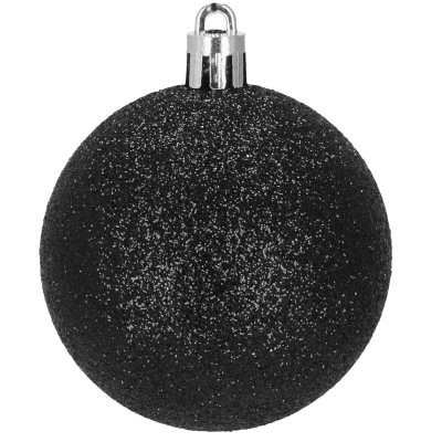 Maxi 100-dielna sada vianočných baniek čierno-hnedá