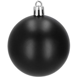 Maxi 100-dielna sada vianočných baniek čierno-hnedá