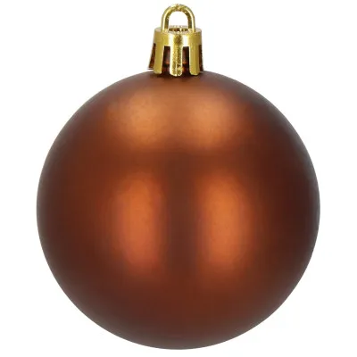 Maxi 100-dielna sada vianočných baniek čierno-hnedá