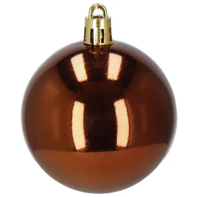 Maxi 100-dielna sada vianočných baniek čierno-hnedá