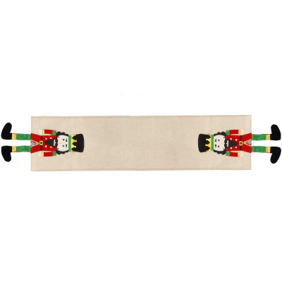 Vianočný obrus 180x33 cm Luskáčik, vianočné dekorácie