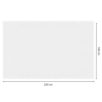 Vianočný obrus 220x140 cm snehovo biely, vianočné dekorácie