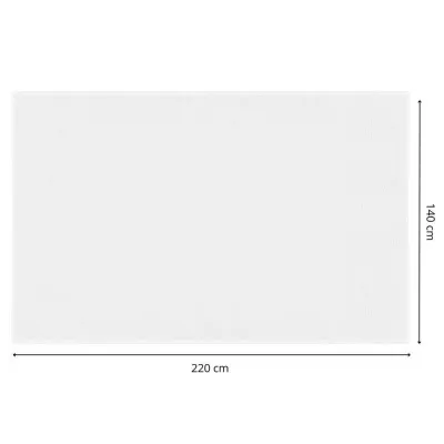 Vianočný obrus 220x140 cm snehovo biely, vianočné dekorácie