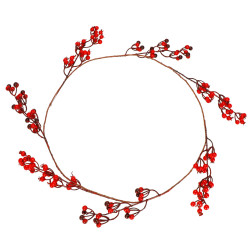 Vianočná reťaz Girlanda s jarabinami 150 cm