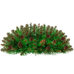 Adventný veniec extra hustý so šiškami 45cm, vianočné dekorácie