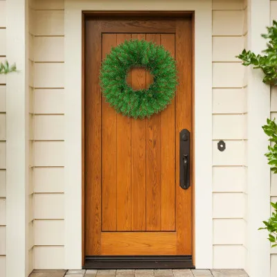 Adventný veniec extra hustý 45cm zelený, vianočné dekorácie