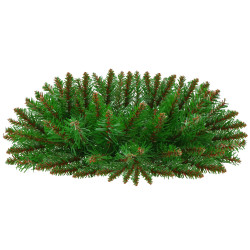 Adventný veniec extra hustý 45cm zelený, vianočné dekorácie