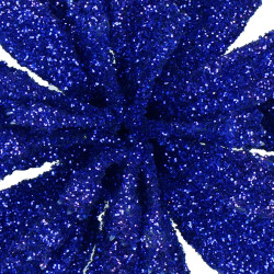 Vianočná hviezda s tŕňom 8x3cm modrá, vianočné dekorácie