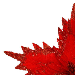 Vianočná hviezda na stonke 31x35cm červená, vianočné dekorácie