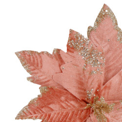 Vianočná hviezda na stonke 29x34cm ružová, vianočné dekorácie