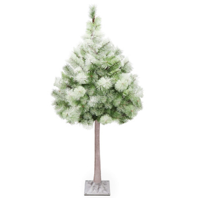 Umelý vianočný LED stromček Borovica - 150cm, 128LED, IP44, teplá biela