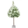 Umelý vianočný LED stromček Borovica - 150cm, 128LED, IP44, teplá biela