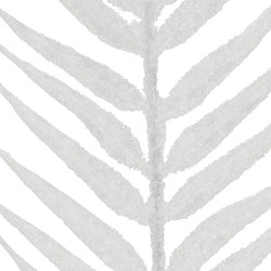 Vetvičky papradie 43cm biele sada 3ks, vianočné dekorácie