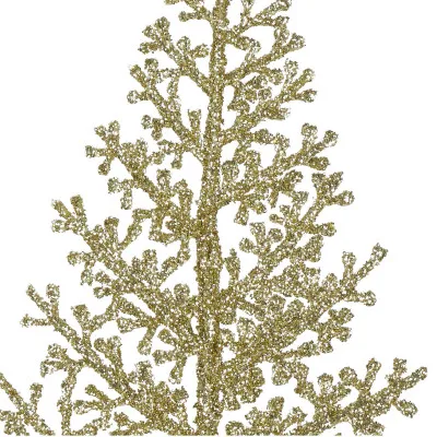 Vetvičky paprade 45cm zlaté sada 3ks, vianočné dekorácie