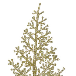 Vetvičky paprade 45cm zlaté sada 3ks, vianočné dekorácie