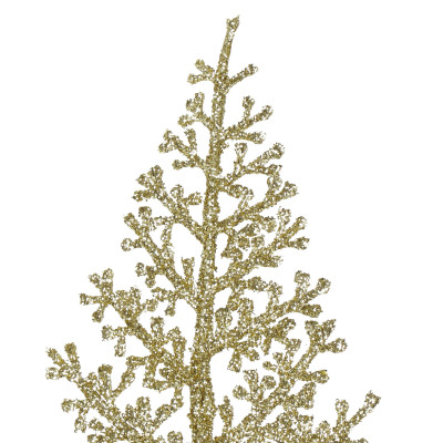 Vetvičky paprade 45cm zlaté sada 3ks, vianočné dekorácie