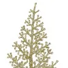 Vetvičky paprade 45cm zlaté sada 3ks, vianočné dekorácie