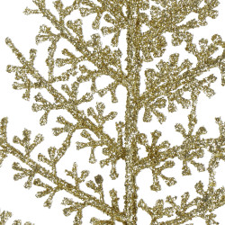 Vetvičky paprade 45cm zlaté sada 3ks, vianočné dekorácie